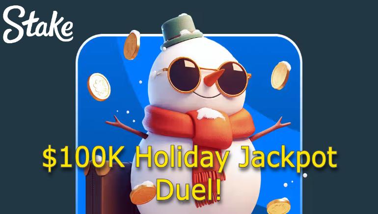 $100K Holiday Jackpot Duel: Get Ready for Stake Casino's Festive Extravaganza
