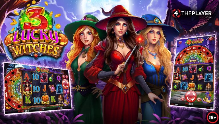 "3 Lucky Witches™" Casts a Magical Spell in Yggdrasil and 4ThePlayer's Latest Release.