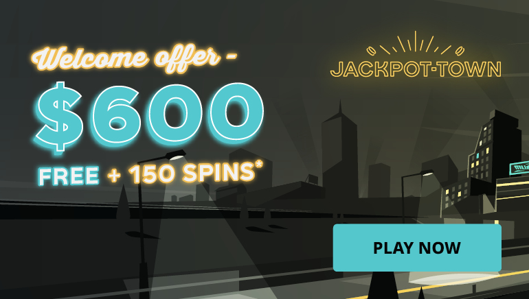 Jackpot Town Casino Welcome Bonus: Unlock $600 + 150 Free Spins!