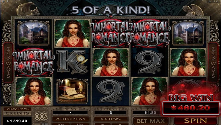 Immortal Romance Launches at All Slots
