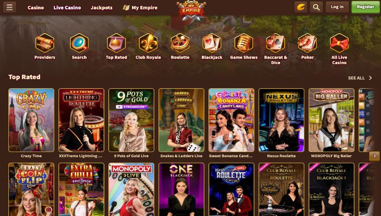 MyEmpire Casino screenshot 1