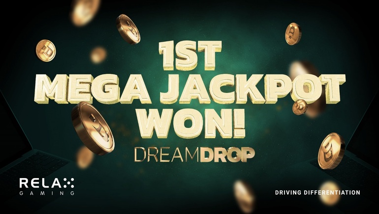Relax gaming 1st big winner at dream drop