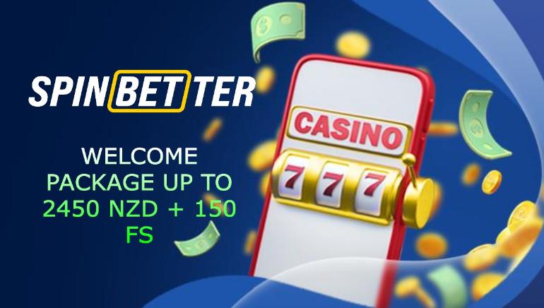 SpinBetter Introduces Exclusive Welcome Package for New Zealand Players: Up to 2450 NZD and 150 Free Spins!