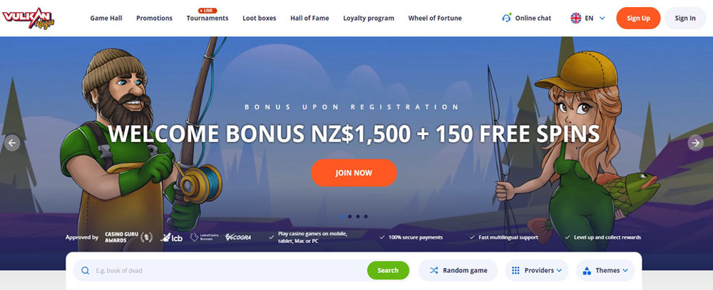 Vulkan Vegas Casino New Zealand Bonus