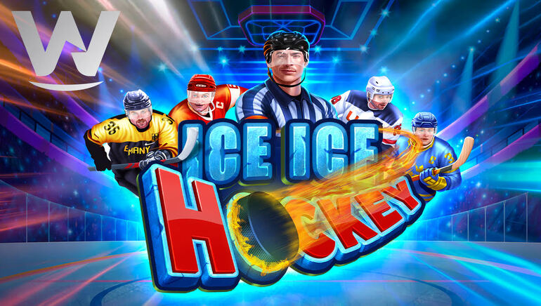 Ice Ice Hockey video slot game logo