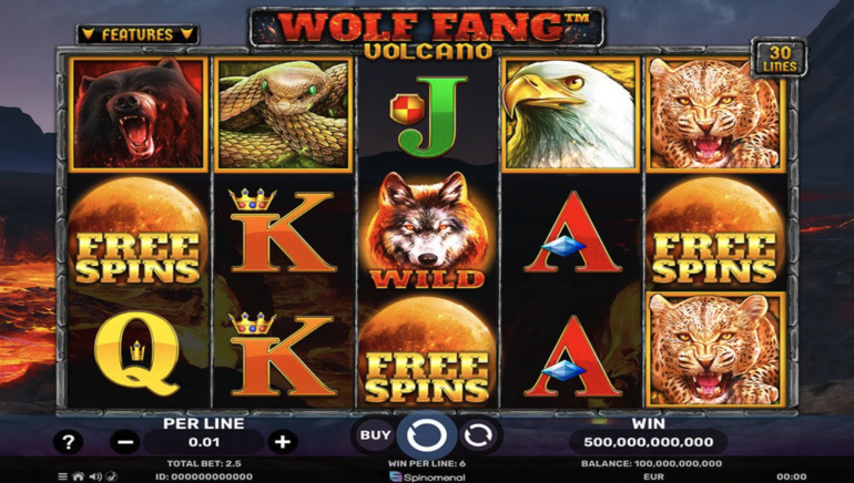 Spinomenal’s Wolf Fang Volcano Slot Erupts at Leading Online Casinos
